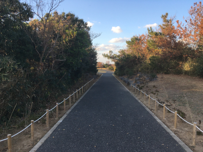 夏井が浜はまゆう公園入り口